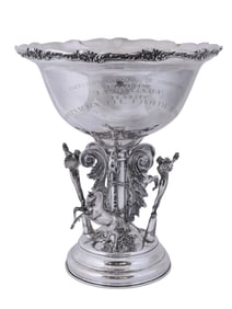 MAGNIFICENT EQUESTRIAN SILVER TROPHY CUP, 1960