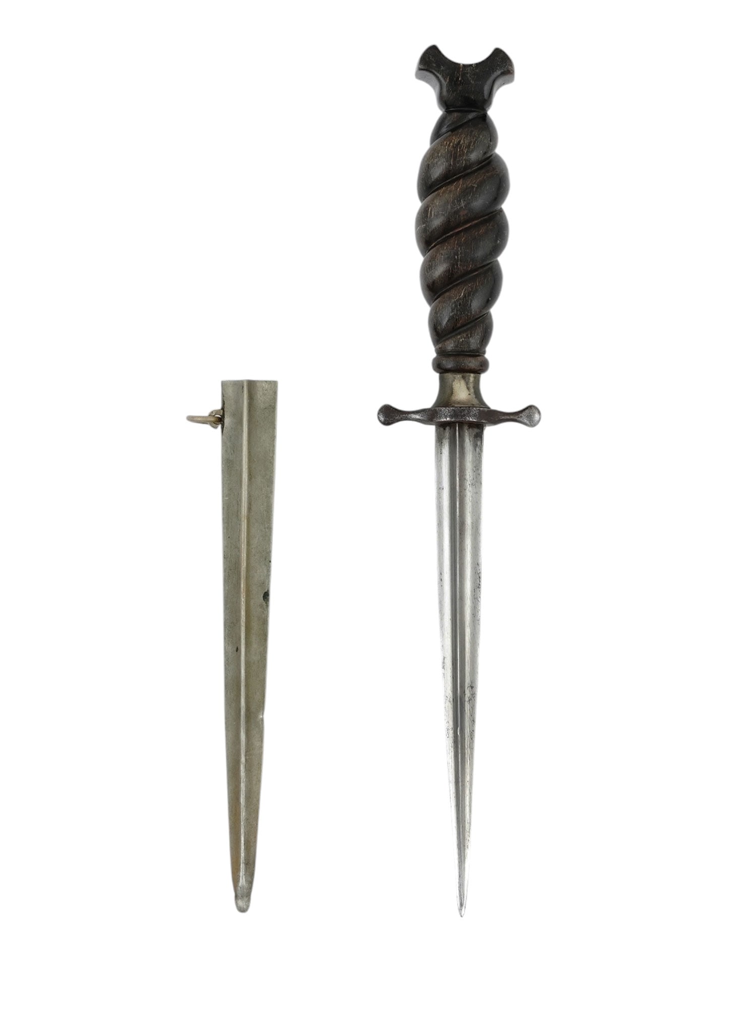 A FRENCH PROSTITUTE DAGGER WITH SHEATH, 19TH CENTURY (1 of 8)