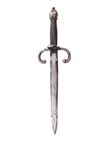 A VICTORIAN TRIDENT PARRYING DAGGER IN THE RENAISSANCE STYLE
