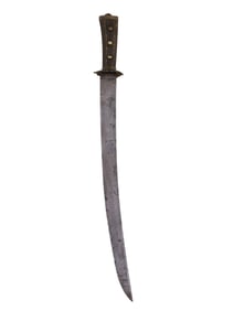 AN ITALIAN HUNTING DAGGER WITH GILT-BRONZE GUARD, 17TH/18TH CENTURY