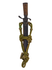 A HUNTING DAGGER WITH STAGHORN GRIP, GERMANY, 19TH CENTURY