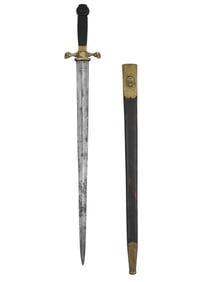 A FRENCH HUNTING DAGGER FROM KLINGENTHAL MANUFACTORY, 19TH CENTURY