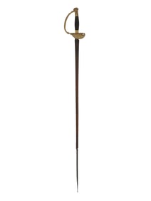 A NAPOLEONIC FRENCH OFFICER'S EPEE SWORD, C. 1812
