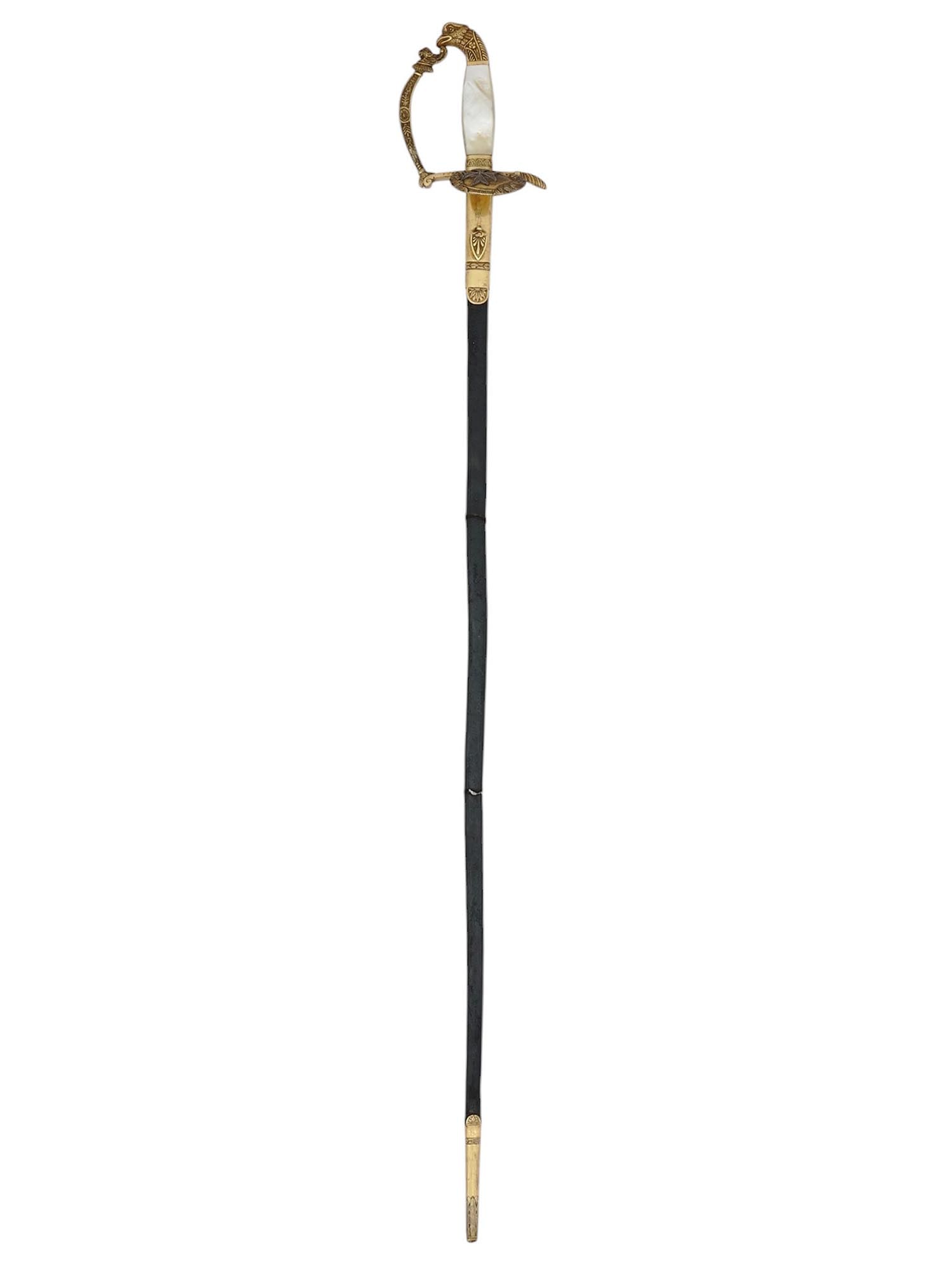 A MALTESE CEREMONIAL SWORD WITH SHEATH, 1860/80 (1 of 8)
