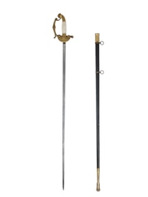 AN ITALIAN COURT SWORD, THE ORDER OF SAINT MAURICE AND LAZARUS
