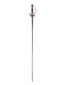 AN ITALIAN SMALLSWORD WITH INSCRIBED BLADE, LATE 17TH CENTURY