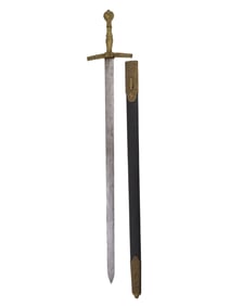 A HAND-AND-A-HALF SWORD IN THE 16TH CENTURY STYLE, 19TH CENTURY