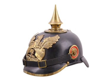 A GERMAN GRAND DUCHY OF BADEN PICKELHAUBE (SPIKED HELMET)