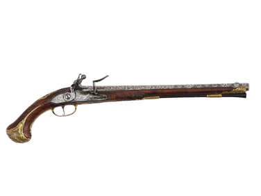 A PRESENTATION FLINTLOCK PISTOL BY GEORG KEISER, VIENNA, AUSTRIA, CA. 1690–1710