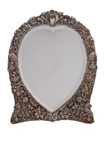 AN ENGLISH SILVER MIRROR FRAME, WILLIAM COMYNS, LONDON, 1898