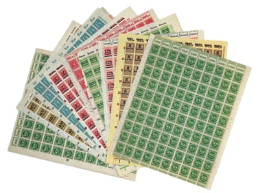 A LOT OF NAZI GERMANY STAMPS FROM 30S