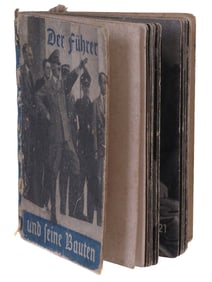 A SET OF 15 GERMAN WW2 HITLER MINIATURE BOOKS