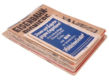 A LOT OF 18 GERMAN THIRD REICH PERIOD PUBLICATIONS, WW2