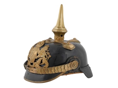 A BAVARIAN PICKELHAUBE (SPIKED HELMET), FROM THE IMPERIAL GERMAN PERIOD (1871–1918)