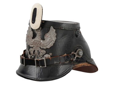 AN IMPERIAL GERMAN WWI PRUSSIAN M1915 JÄGER ENLISTED SHAKO