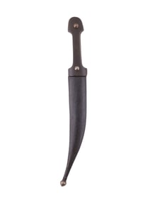 A CAUCASIAN BEBUT KINDJAL DAGGER, LATE 19 - EARLY 20 CC.
