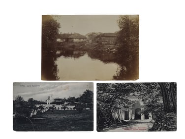 A LOT OF POSTCARDS AND PHOTOS PORTRAYING LOCATIONS IN RUSSIA, 20TH CENTURY