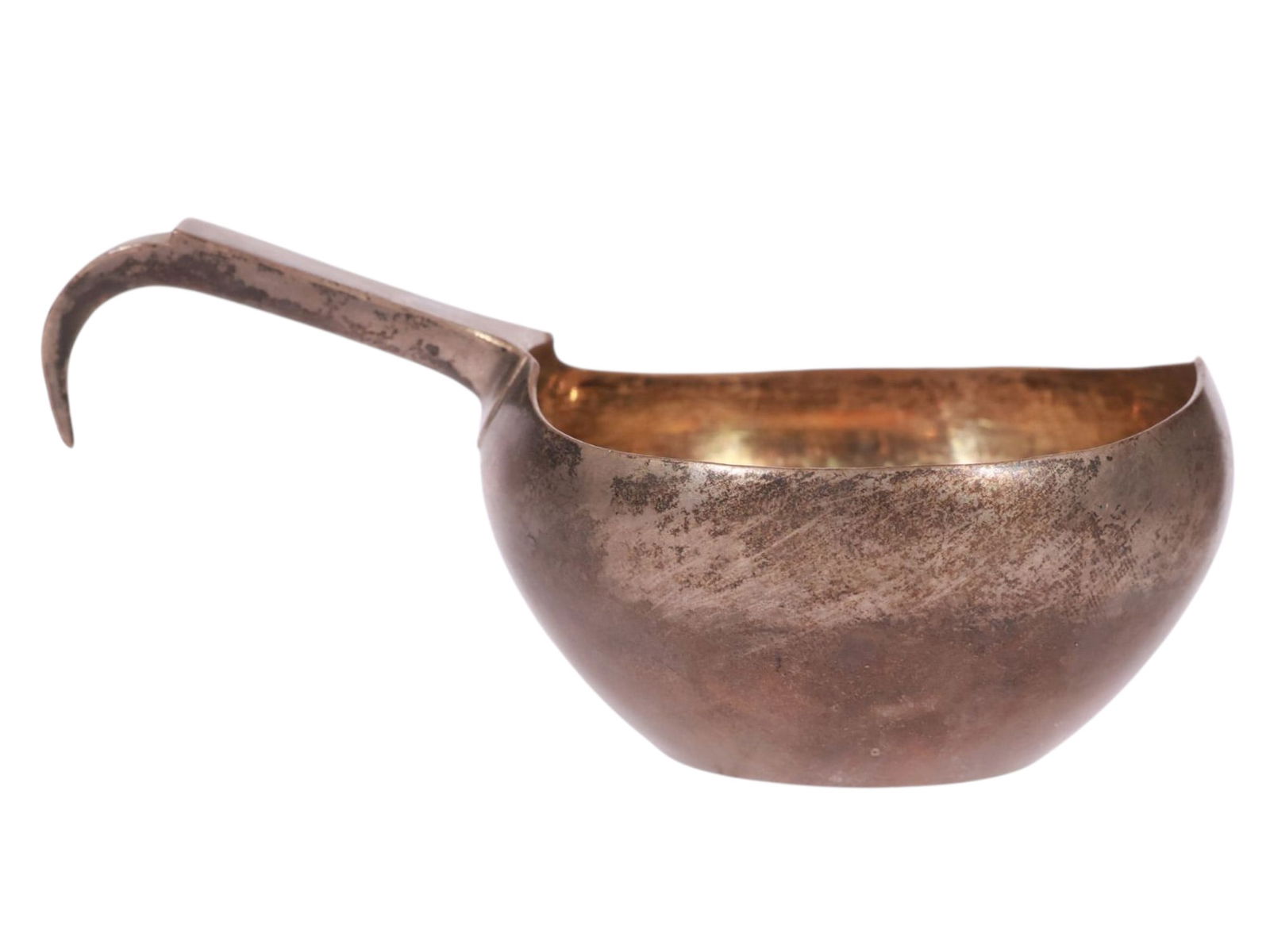 A 19TH CEN. RUSSIAN PARCEL-GILT SILVER KOVSH BY ZAKHAROV BROTHERS (1 of 6)