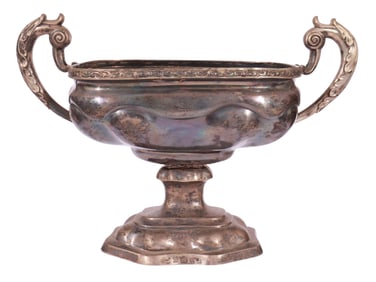 A RUSSIAN SILVER CANDYBOWL, ENGLISH IMPORT, 1844