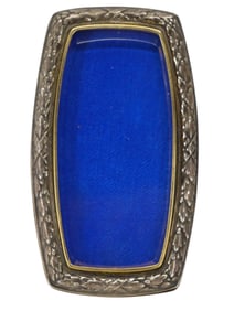 A RUSSIAN NIELLOED SILVER BOX AND FRAME BY LORIE, 19TH C