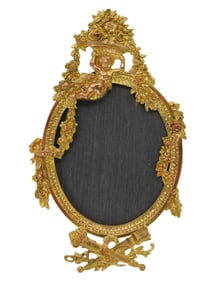 A FRENCH GILT COPPER FRAME IN ROCOCO STYLE, EARLY 20TH CEN.