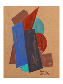 ATTR. BORIS KOROLYOV, RUSSIAN, AN ABSTRACT COMPOSITION