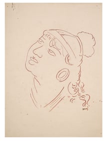 A BENGAL SCHOOL INK ON PAPER DRAWING AFTER NANDALAL BOSE