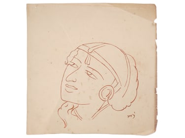 A BENGAL SCHOOL INK ON PAPER DRAWING AFTER NANDALAL BOSE