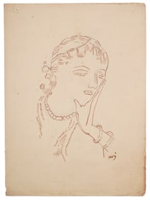 A BENGAL SCHOOL INK ON PAPER DRAWING AFTER NANDALAL BOSE