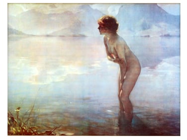 A CONTINENTAL SCHOOL, EARLY 20TH CENTURY "BATHER AT THE WATER’S EDGE"
