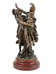 A FRENCH BRONZE BY L. GREGOIRE "PERSEUS AND ANDROMEDA"