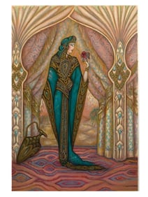 A LUCIEN KRIEF (FRENCH-ISRAELI, B. 1961) JUDAICA SERIGRAPH ON PAPER, SIGNED