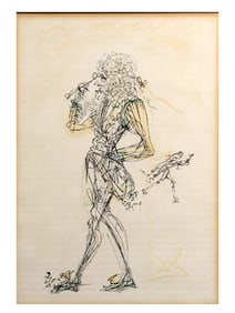 AN ETCHING AFTER SALVADORA DALI (1904-1989), ILLUSTRATION FOR CASANOVA