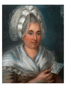A PASTEL PORTRAIT OF A LADY IN LATE 18TH OR EARLY 19TH CENTURY FRENCH STYLE