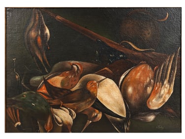 AN OIL ON CANVAS STILL LIFE AFTER GIUSEPPE MARIA CRESPI (1665-1747)