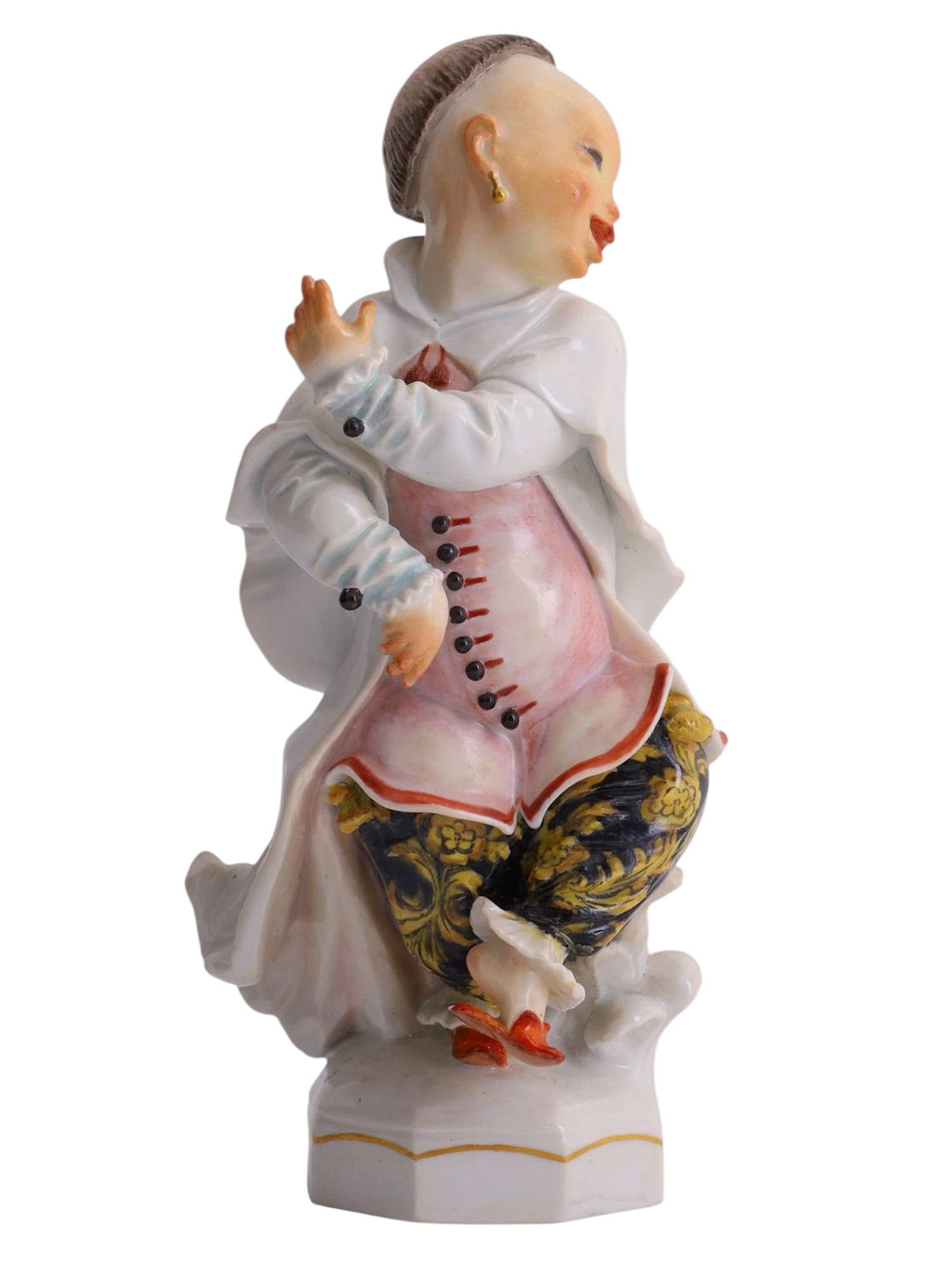 A MEISSEN PORCELAIN FIGURE OF A CHINESE DANCING BOY BY PAUL SCHEURICH (1 of 6)
