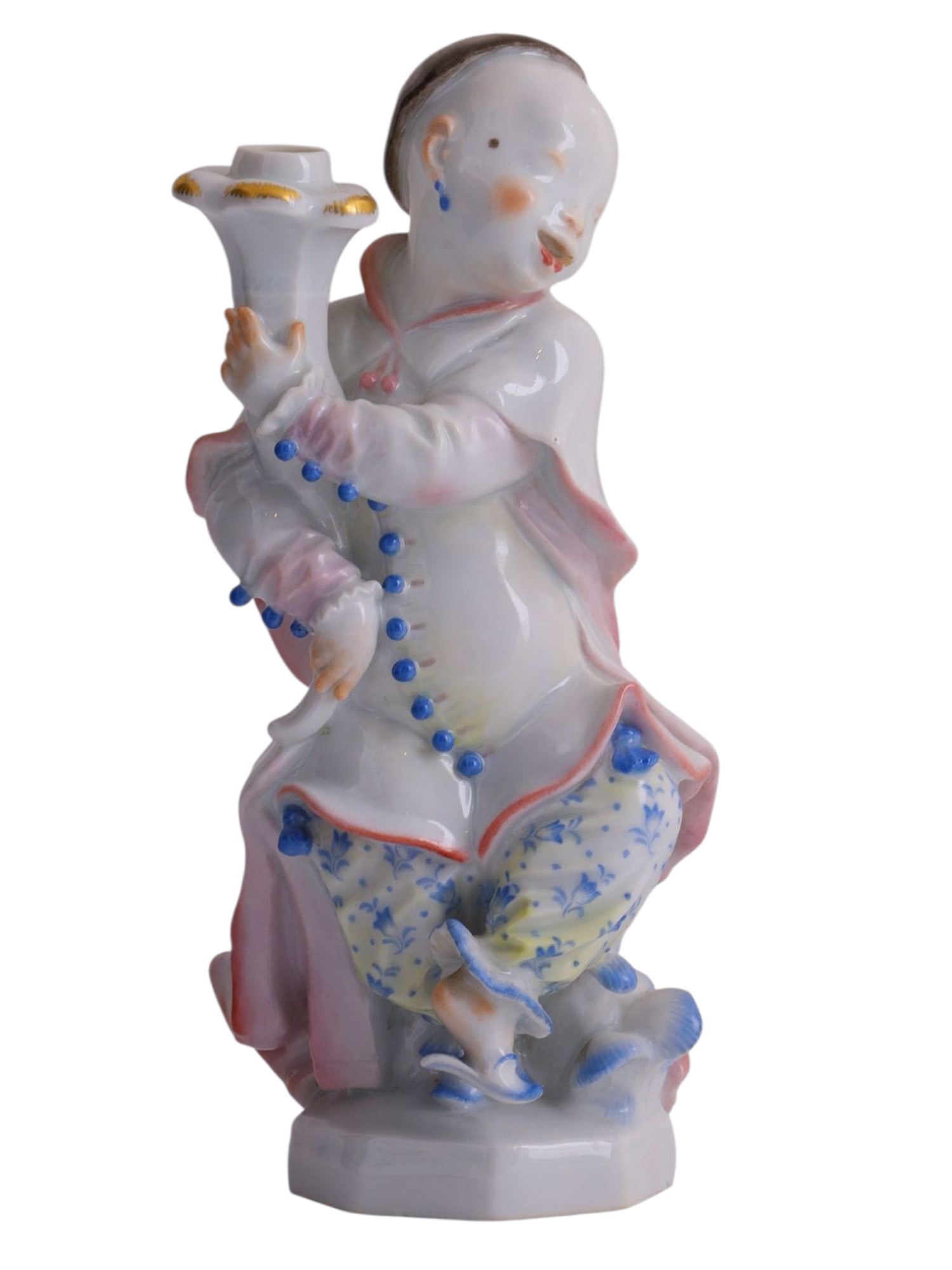 A MEISSEN PORCELAIN FIGURE OF A DANCING CHINESE BOY BY PAUL SCHEURICH, GERMANY, CA. 1926 (1 of 7)