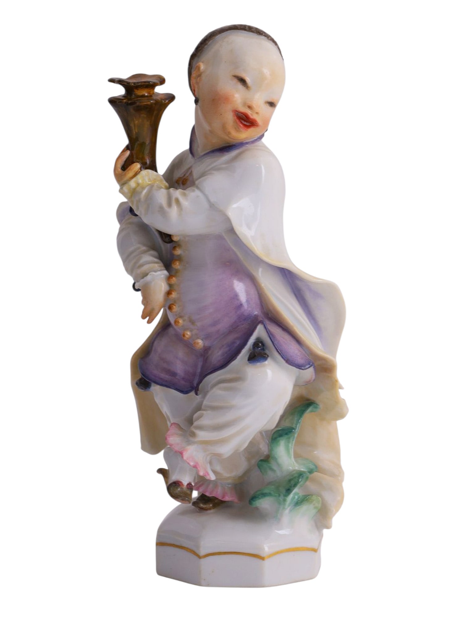 A MEISSEN PORCELAIN FIGURE OF A CHINESE DANCING BOY BY PAUL SCHEURICH (1 of 6)