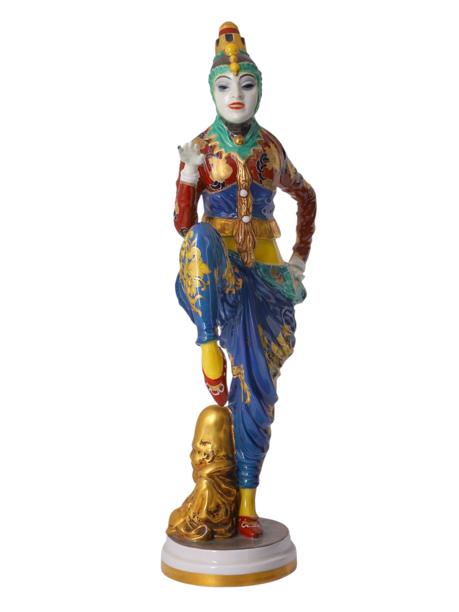 A GERMAN PORCELAIN FIGURE OF A DANCER, ROSENTHAL, SELB-BAVARIA, DESIGNED BY BJÖRN WIINBLAD, 20TH (1 of 7)
