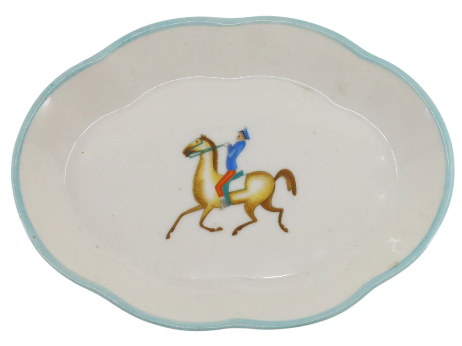 ITALIAN PORCELAIN SAUCER OR SMALL DISH, RICHARD GINORI, DOCCI?, ITALY, MID 20TH CENTURY (1 of 3)