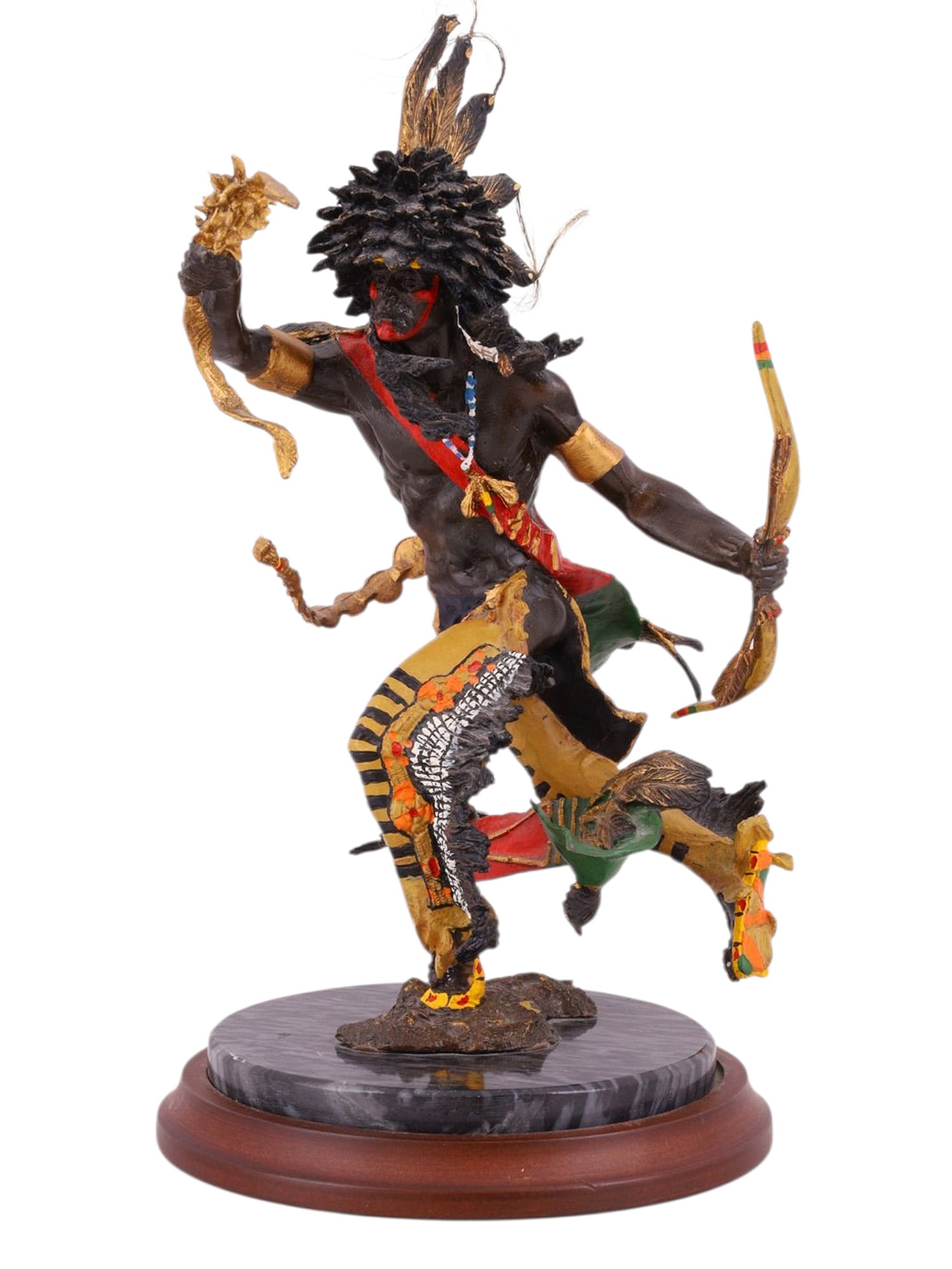 SPIRIT OF THE RAVEN BRONZE SCULPTURE, BY RICHARD MYRON, LATE 20TH CENTURY (1 of 5)