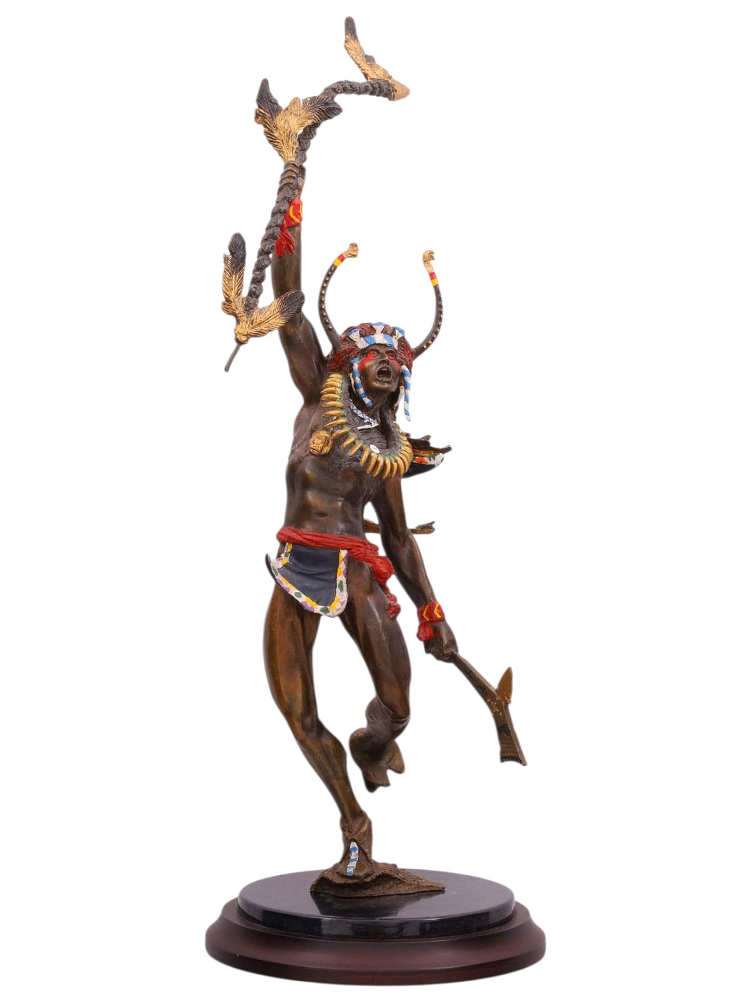 SPIRIT OF THE GRIZZLY BEAR BRONZE SCULPTURE, BY RICHARD MYRON, LATE 20TH CENTURY (1 of 5)