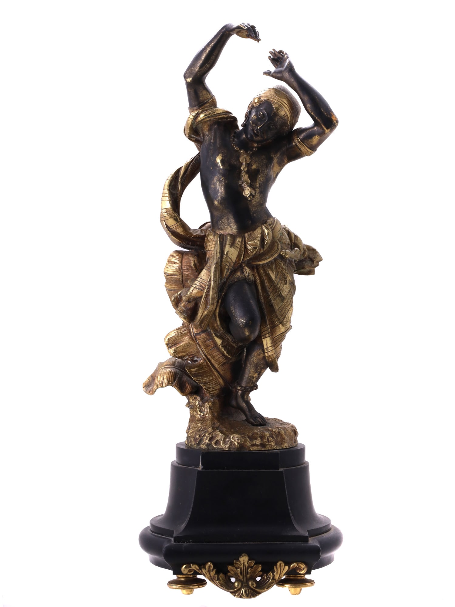 A GILT BRONZE FRENCH SCULPTURE BY FRANCOIS-THEODORE DEVAULX (1 of 5)