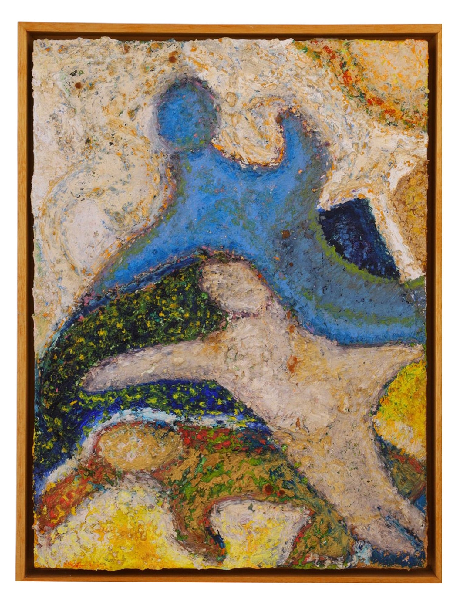 A MIXED MEDIA PAINTING TITLED "TRIUMPH OF THE SPIRIT", SIGNED ANNIE CURNOW, AMERICAN SCHOOL (1 of 5)