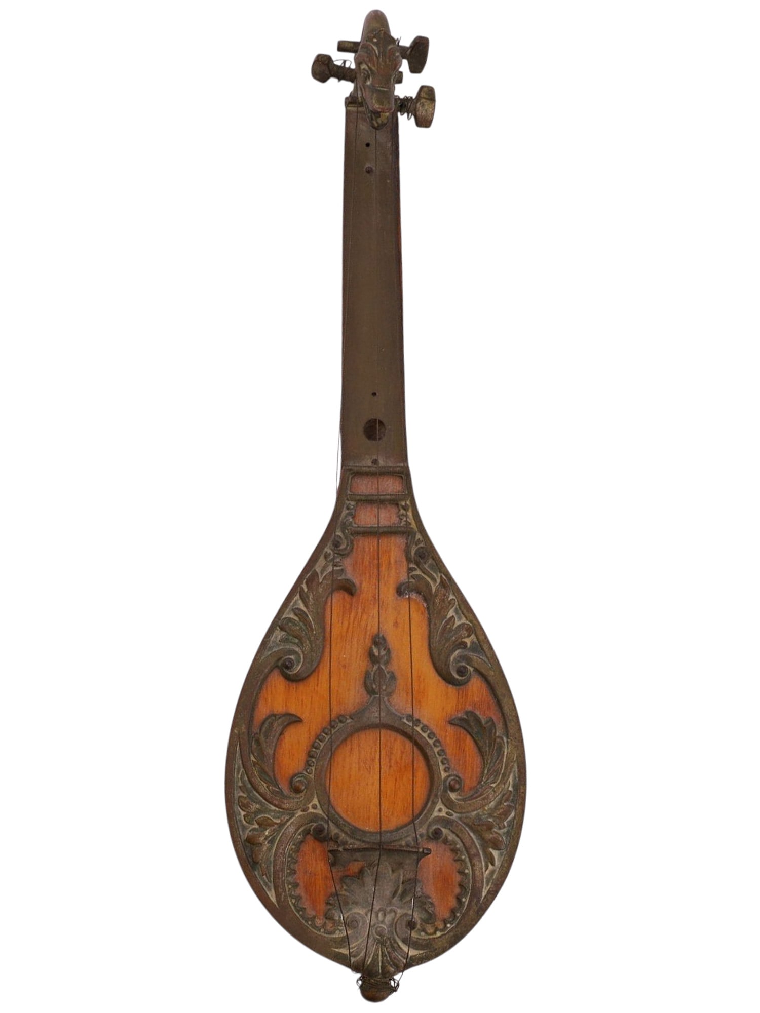 A MINIATURE MANDOLIN, PROBABLY ITALIAN OR CENTRAL EUROPEAN, CIRCA 1900 (1 of 3)
