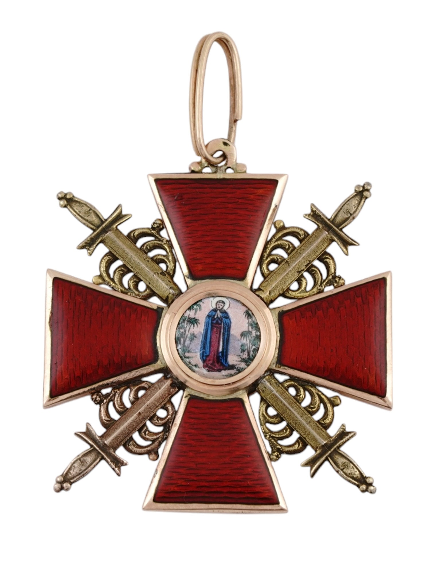 A RUSSIAN ORDER OF ST. ANNA 2ND CLASS IN GOLD, CA. 1900 (1 of 4)