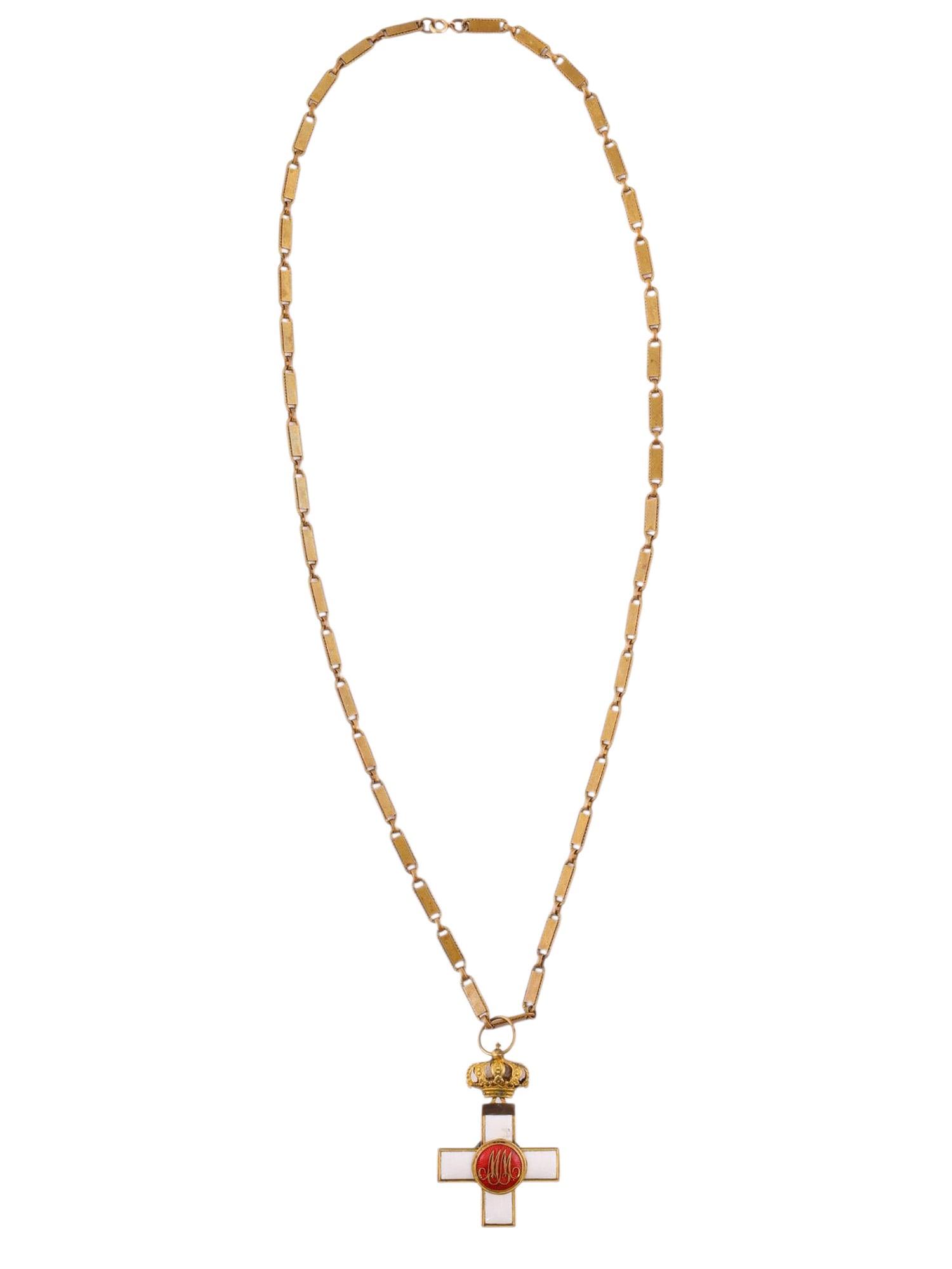 A SPANISH ORDER OF MILITARY MERIT WITH CHAIN, FIRST CLASS, CIRCA 1890 (1 of 4)