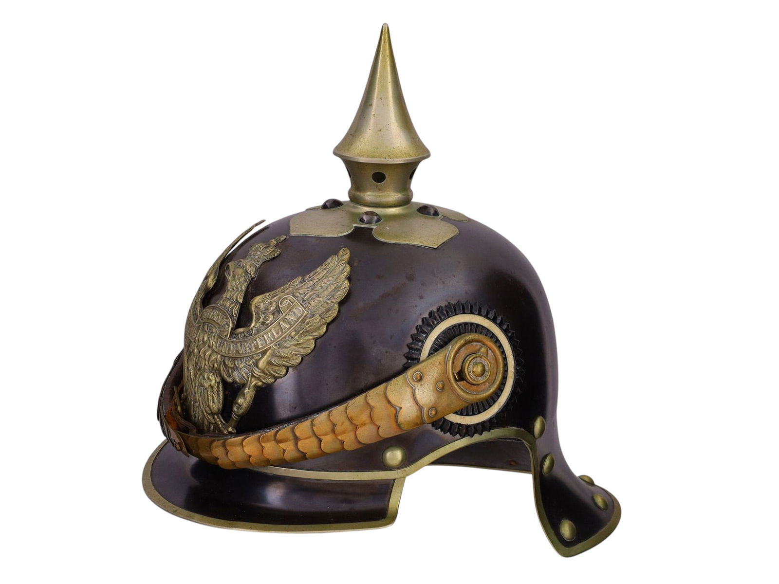 ? WWI PRUSSIAN JÄGER ZU PFERDE ENLISTED RANKS M1905 HELMET (1 of 7)