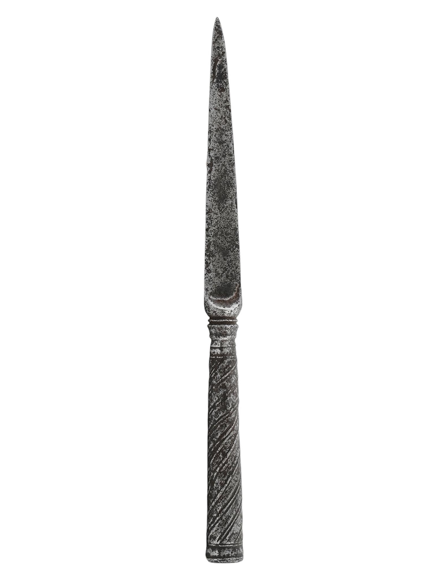 AN INDIAN MUGHAL STEEL SPEAR, 16TH OR 17TH CENTURY (1 of 4)