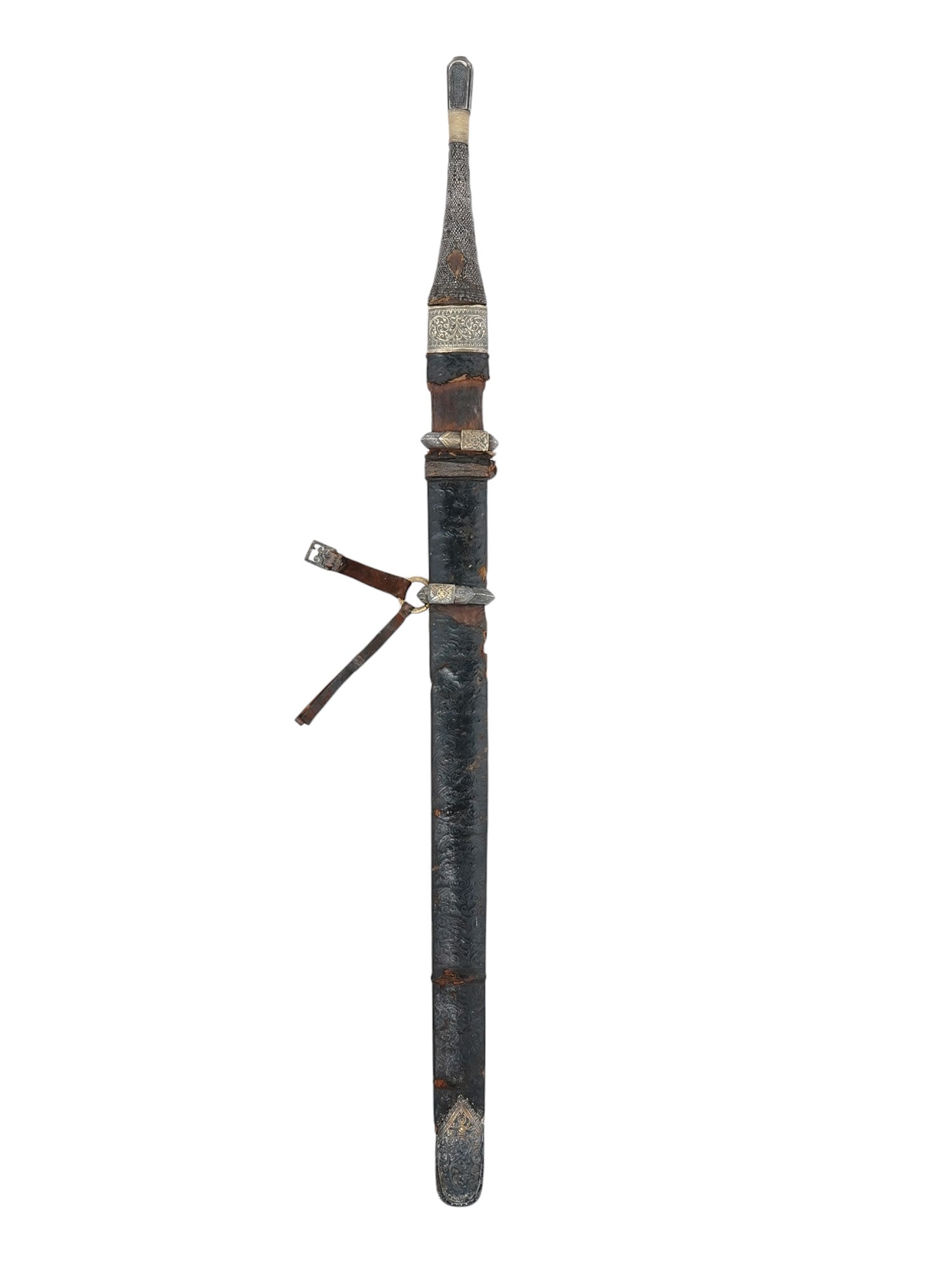 A YEMEN SWORD OF THE 18TH CENTURY WITH A 14TH-CENTURY BLADE (1 of 11)